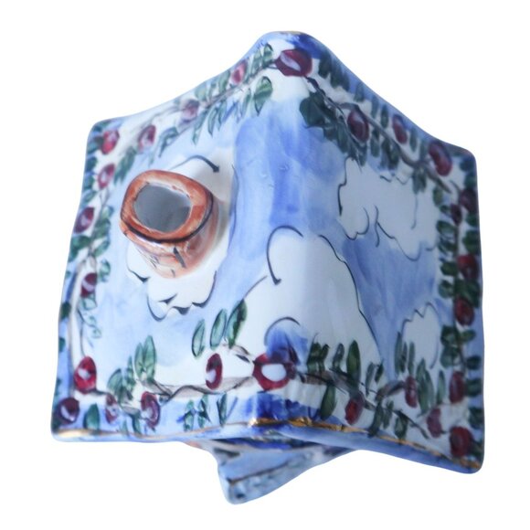 Blue Skies Heather Goldminc Blue Sky Corp Large Tealight Candle Holder Votive - Picture 5 of 6